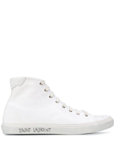 SAINT LAURENT MALIBU HIGH-TOP SNEAKERS