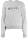 SAINT LAURENT MALIBU CREW NECK SWEATSHIRT