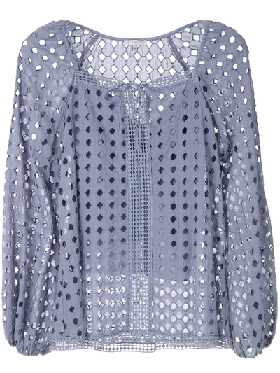 Alcaçuz Miragem Blouse In Blue