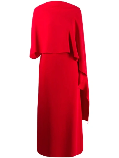 Valentino Sleeveless Long Dress In Red