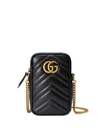 Gucci Gg Marmont Mini Bag In Black  