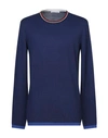 Grey Daniele Alessandrini Sweater In Bright Blue