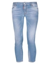 DSQUARED2 DSQUARED2 WOMAN DENIM CROPPED BLUE SIZE 8 COTTON, ELASTANE,42776214HK 3