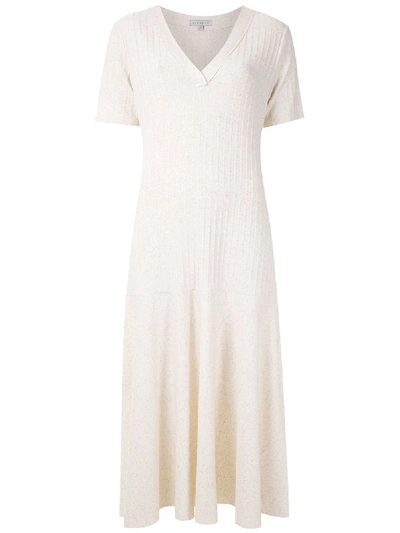 Alcaçuz Madeleine Midi Dress In 白色