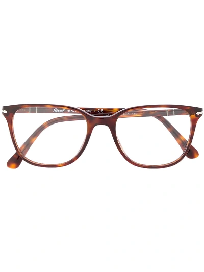 Persol 3203v Tortoiseshell Glasses In 棕色