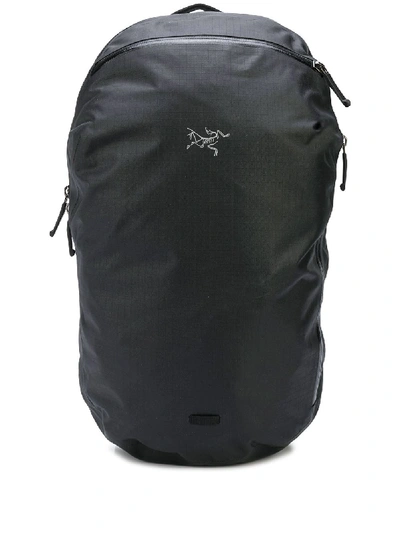 Arc'teryx Contrast Logo Backpack In 黑色