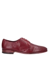 Corvari Laced Shoes In Maroon