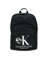 Calvin Klein Jeans Est.1978 1978 Large Logo Print Backpack In Black