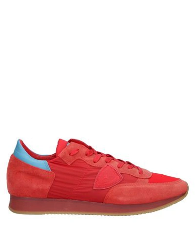 Philippe Model Sneakers In Red