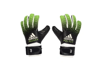 Pre-owned Palace Adidas  Juventus Goalkeeper Gloves Solar Green/black