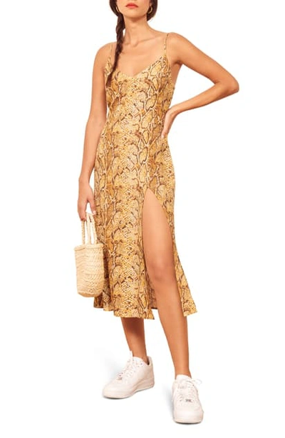 Reformation Crimini Slipdress In Boa