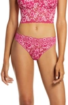 Hanky Panky Cross Dyed Regular Rise Thong In Vntp/ Rosp