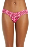 HANKY PANKY CROSS DYE LOW RISE THONG,591054