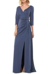 KAY UNGER CAPRI BELTED GOWN,5511270