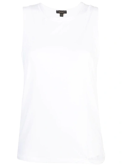 Alala Carve Cutout Performance Tank In White
