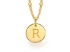 MISSOMA GOLD INITIAL R NECKLACE,PS G N1 R