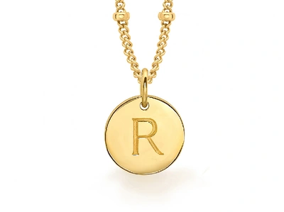 Missoma Gold Initial R Necklace