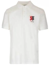 BURBERRY BURBERRY EMBROIDERED LOGO POLO SHIRT