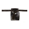 MATTHEW ADAMS DOLAN MATTHEW ADAMS DOLAN BLACK AND GREY DENIM UTILITY BELT