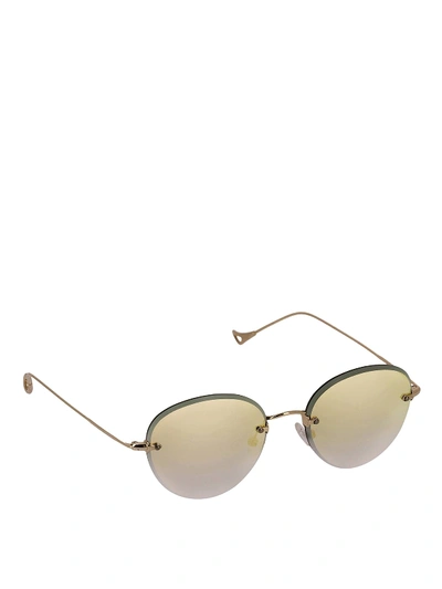 Eyepetizer Cary Sunglasses In Gold