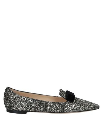 Jimmy Choo Loafers In Platinum