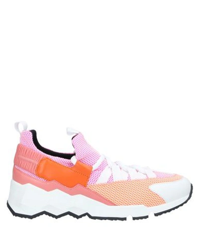 Pierre Hardy Comet Sneakers In Pink