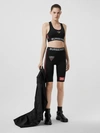 Burberry Logo Stretch Jersey Bra In Black