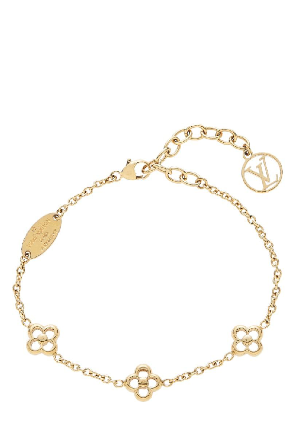 Pre-Owned Louis Vuitton Gold Flower Full Bracelet | ModeSens