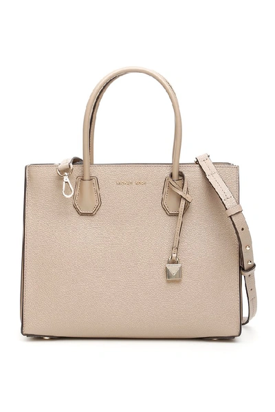 Michael Michael Kors Tote Bags Nomad  Bag In Saffiano Leather In Sand