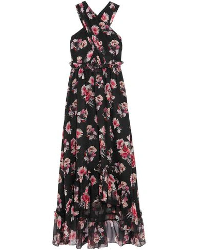 Msgm Long Dress In Black