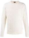 RON DORFF PULLOVER MIT ZOPFMUSTER