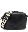 STELLA MCCARTNEY LOGO FAUX LEATHER SHOULDER BAG,P00440212