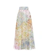 ZIMMERMANN SUPER EIGHT COTTON-BLEND MAXI SKIRT,P00437090