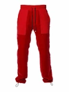 AMIRI VELVET COMMANDO SWEATPANTS RED,S0M09104VE