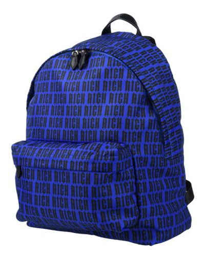 John Richmond Backpacks & Fanny Packs In Bright Blue