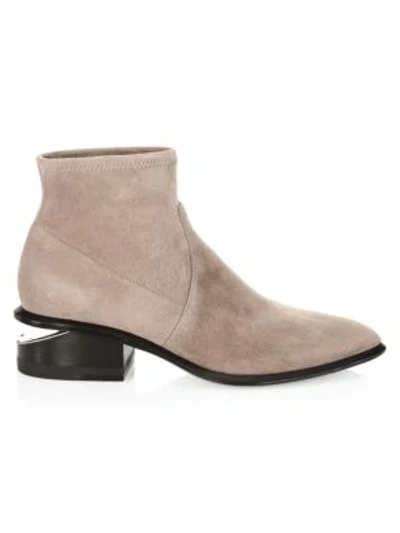 Alexander Wang Kori Stretch-suede Sock Boots In Mink ModeSens