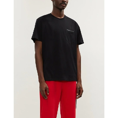 Givenchy Logo-print Cotton-jersey T-shirt In Black