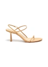 Studio Amelia 75mm Leather Sling Back Sandals In Neutral