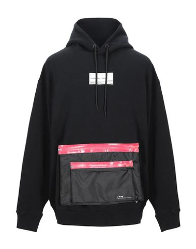 Marcelo Burlon County Of Milan Hooded Sweatshirt In Black