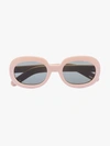 GUCCI OVAL FRAME TINTED SUNGLASSES