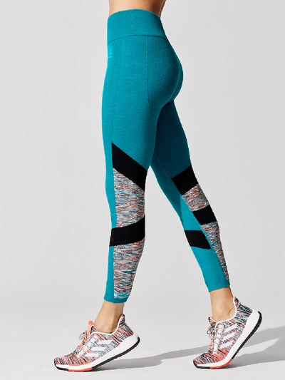 Adidas By Missoni Howwedo Tight Women In Active Teal,black,active Orange