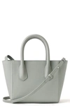 Dagne Dover Petite Signature Coated Canvas Tote In Sage