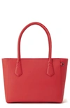Dagne Dover Signature Classic Coated Canvas Tote In Siren