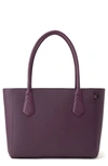 Dagne Dover Signature Classic Coated Canvas Tote In Eclipse