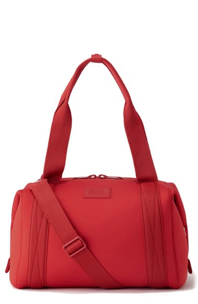 Dagne Dover Medium Landon Neoprene Carryall Duffle Bag In Siren