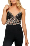 Free People Little Dreams Camisole In Black Combo