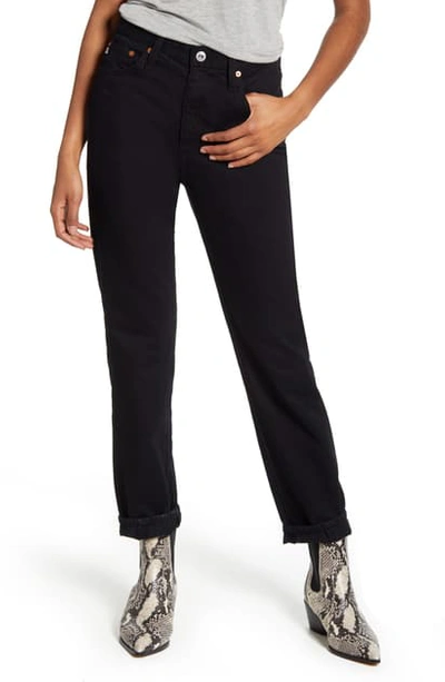 Ag The Phoebe High Waist Ankle Straight Leg Jeans In Acclaimed