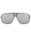 GIVENCHY Oversized Pilot Sunglasses,060048904586