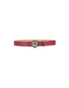 Dolce & Gabbana Regular Belt In Maroon