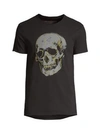 JOHN VARVATOS Embroidery Skull Graphic T-Shirt